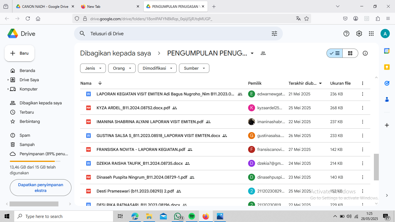 Visit Emiten KSPM UDINUS